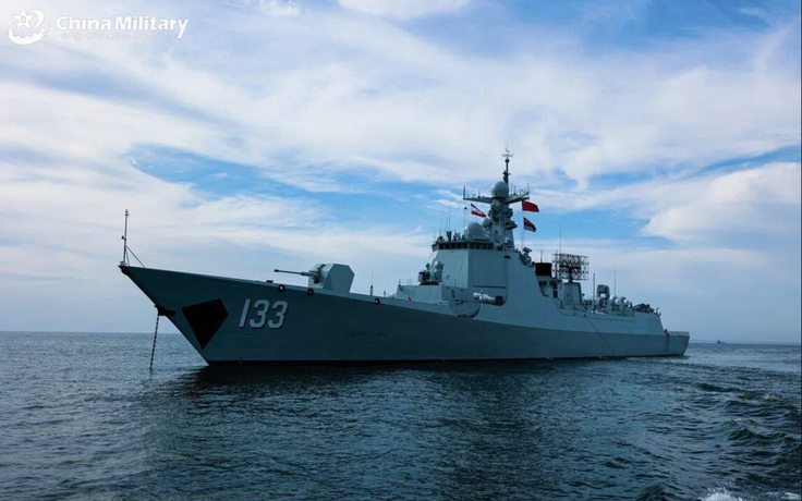 Nhóm tác chiến hải quân Trung Quốc tập trận tại Tây Thái Bình Dương