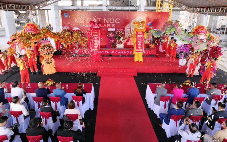 Chính thức cất nóc tháp căn hộ Polaris - The Maris Vũng Tàu