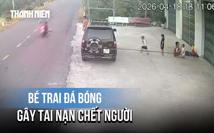 Đang điều tra vụ bé 5 tuổi đá bóng ra đường khiến người đi xe máy ngã tử vong