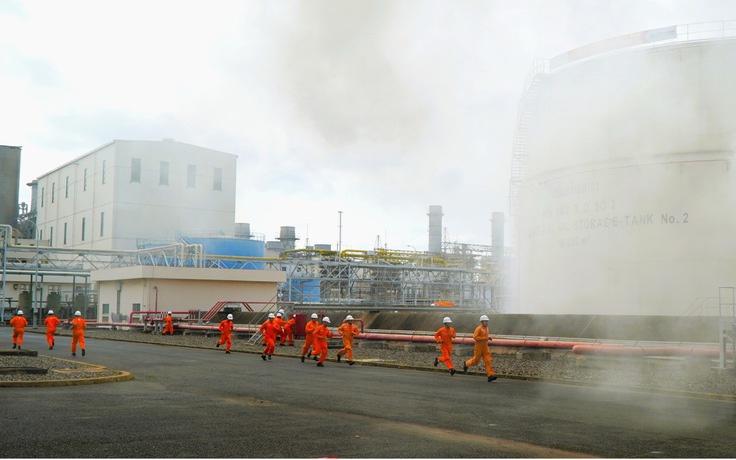 Nhiệt điện Phú Mỹ diễn tập chữa cháy và cứu nạn, cứu hộ cấp thành phố