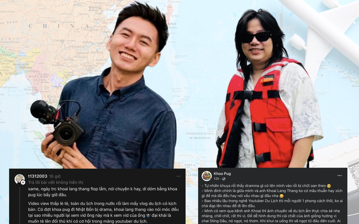 Khoai Lang Thang, Khoa Pug lên tiếng khi bị kéo vào ồn ào 'dìm đồng nghiệp'