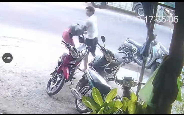 Công an làm việc với người đàn ông hành hung phụ nữ ở Quy Nhơn