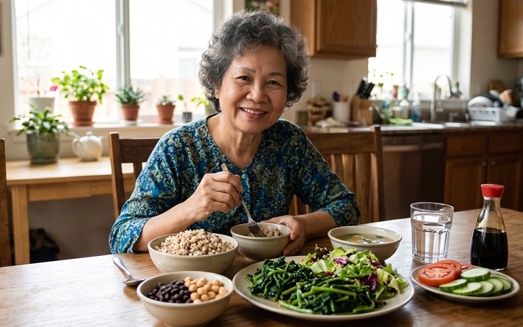 Người lớn tuổi kiểm soát đường huyết: Đừng chỉ dựa vào thuốc