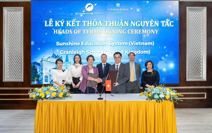 Sunshine Group hợp tác Cranleigh School phát triển hệ thống giáo dục chuẩn Anh tại Việt Nam
