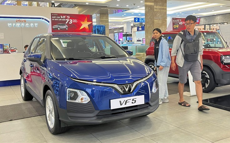 VinFast chiếm gần nửa thị phần xe SUV đô thị tại Việt Nam quý 1/2026