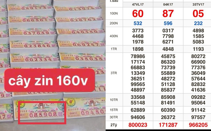 Xổ số miền Nam ngày 24 tháng 4: Trùng hợp vé trúng độc đắc đài Bình Dương, Trà Vinh