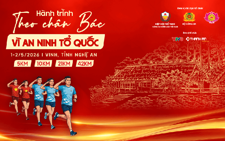 Gần 700 chiến sĩ công an cùng hàng nghìn VĐV tranh tài giải chạy ý nghĩa tại Nghệ An