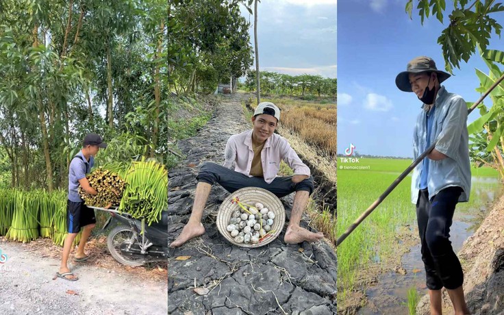 Anh nông dân không tay lạc quan, vui sống