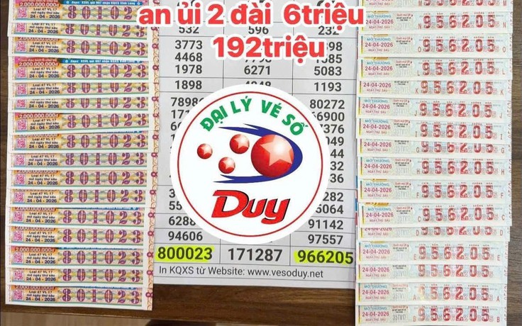 Hàng loạt vé trúng xổ số miền Nam đài Vĩnh Long, Trà Vinh: Khách lãnh tiền ngay