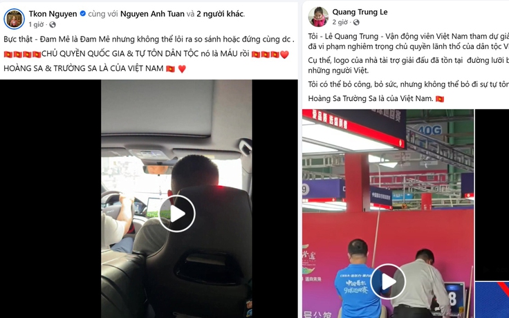 VĐV billiards Việt Nam phản đối mạnh mẽ BTC Trung Quốc dùng ‘đường lưỡi bò’: ‘Ba anh em về luôn trong đêm’