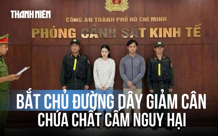 Bắt vợ chồng chủ đường dây sản xuất trà giảm cân Emo’s chứa chất cấm Sibutramine