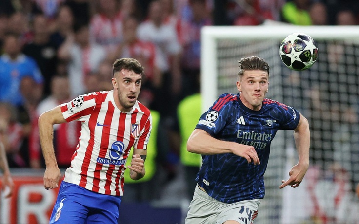 Hai quả phạt đền ở bán kết Champions League: Arsenal và Atletico bất phân thắng bại