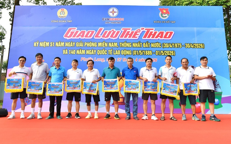 TMP sôi nổi giao lưu thể thao chào mừng các ngày lễ lớn tháng 4