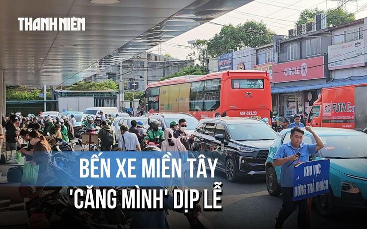 Chiều 29.4: Cửa ngõ phía Tây TP.HCM ùn ứ, bến xe dự báo đón gần 70.000 khách