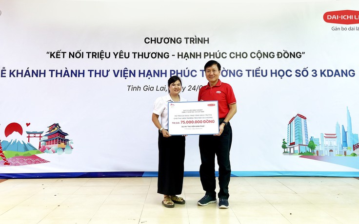 Dai-ichi Life Việt Nam khởi động dự án ‘Thư viện Hạnh phúc’ tại tỉnh Gia Lai