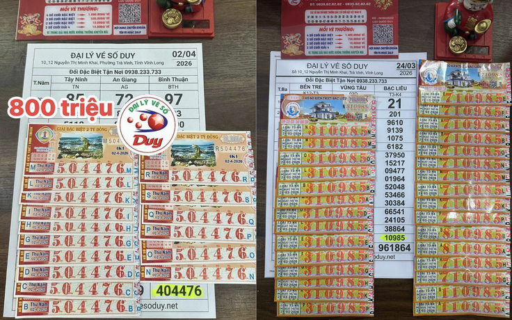 Trúng số 2 lần, chàng trai tặng tiền đại lý, làm từ thiện, cúng Thần tài