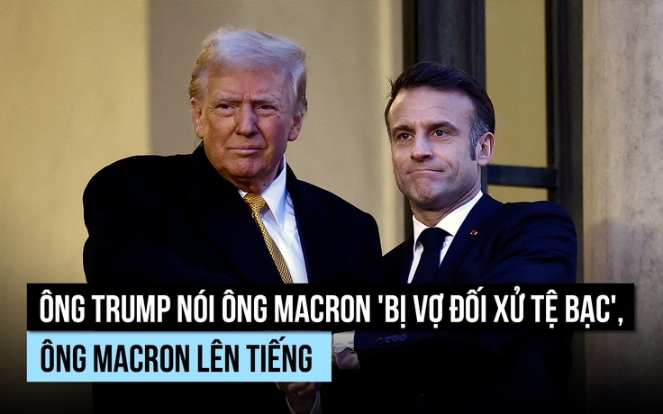 Ông Macron nói ông Trump 'không chuẩn mực' trong bình luận liên quan phu nhân Brigitte