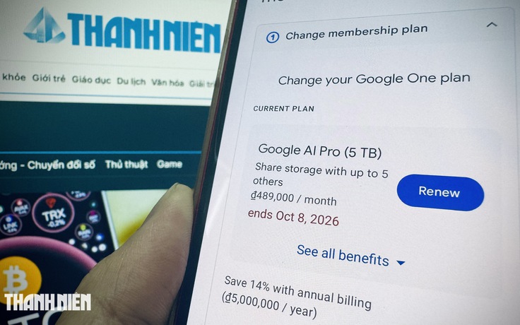 Google thêm 3 TB lưu trữ cho người dùng gói AI Pro