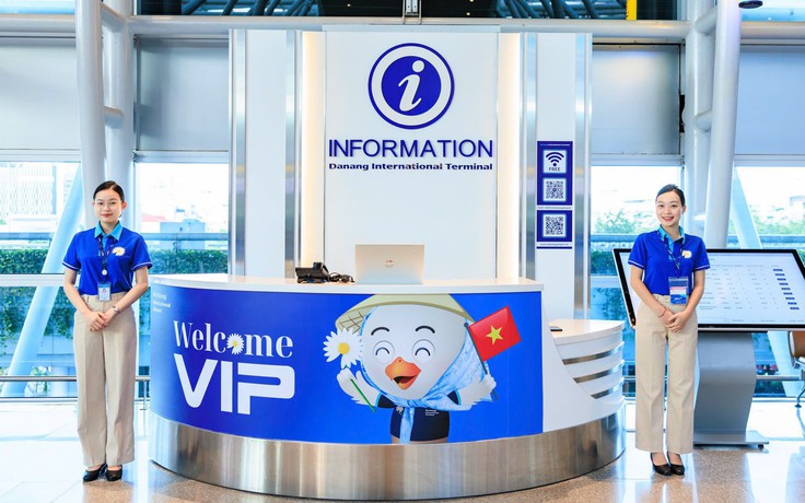 Hành khách trải nghiệm lối đi ưu tiên tại Nhà ga quốc tế Đà Nẵng
