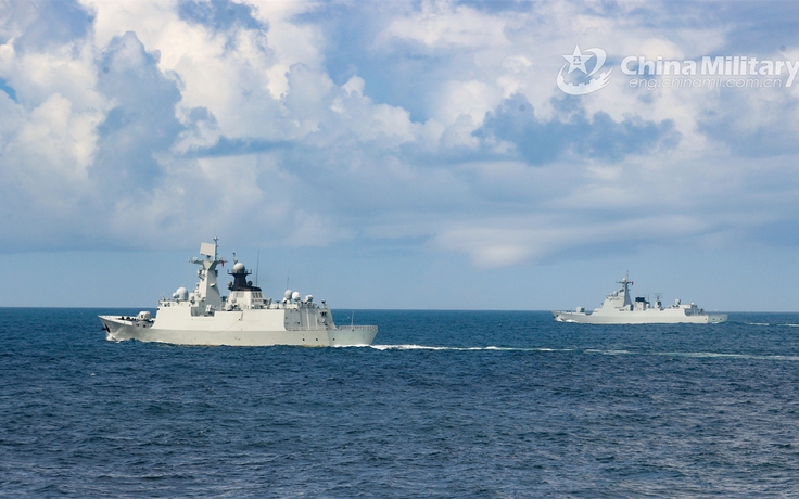 Trung Quốc tuần tra Biển Đông giữa lúc Philippines và đồng minh tập trận
