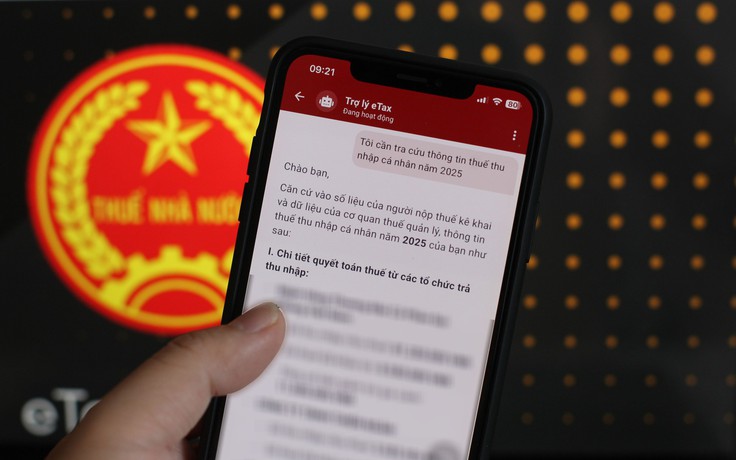 Cách tra cứu quyết toán thuế từ eTax Mobile