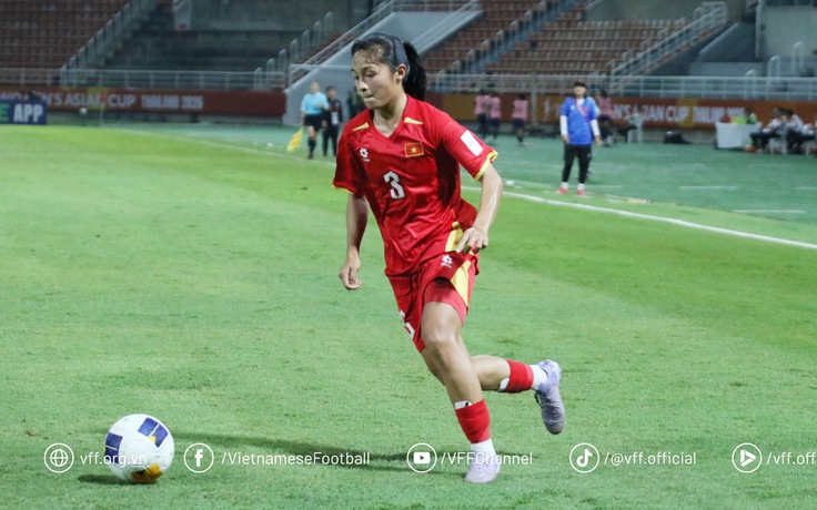 U20 nữ Việt Nam nỗ lực nhưng chưa có điểm, thua Thái Lan…
