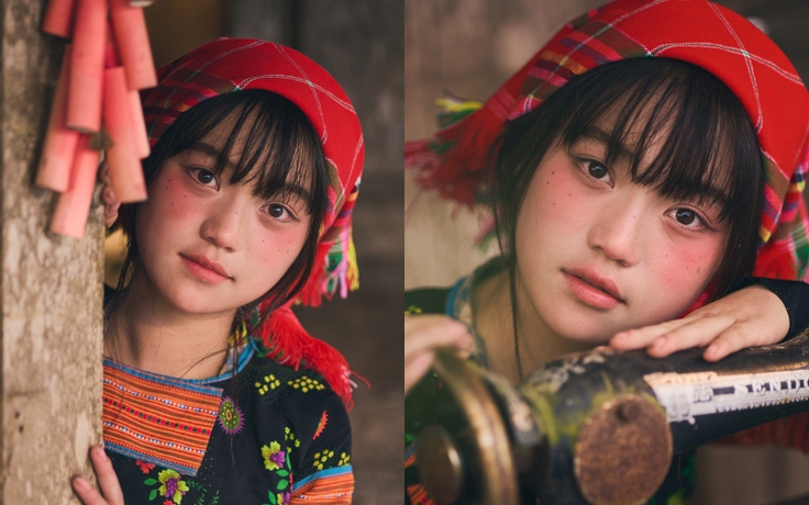 Sau vài giờ đăng tải, bộ ảnh cô bé H’Mông đã khiến mạng xã hội ‘bùng nổ’