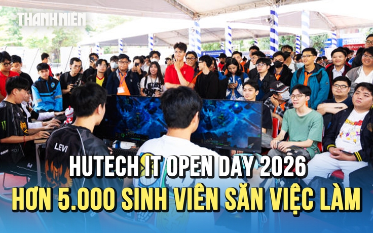 HUTECH IT OPEN DAY 2026: Hơn 5.000 sinh viên săn hàng ngàn cơ hội việc làm, đánh dấu 10 năm bứt tốc