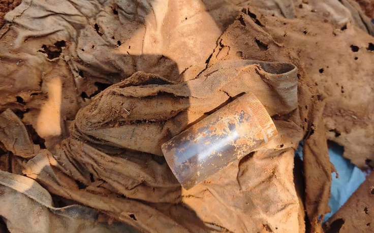 Quảng Trị: Phát hiện thêm hài cốt liệt sĩ kèm di vật  ở khe núi Cha Lỳ