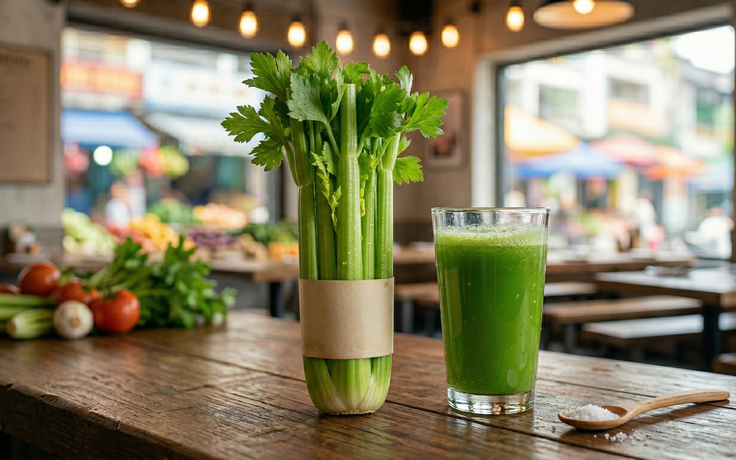 Nước ép cần tây có tốt cho đại tràng?