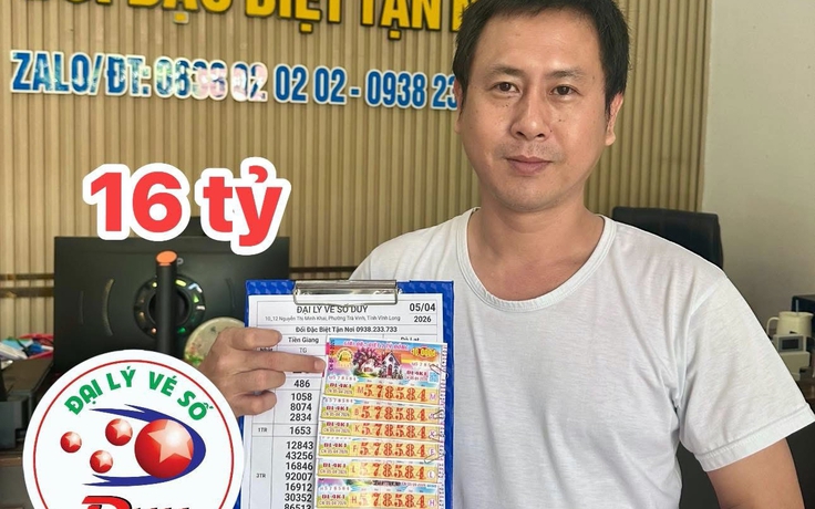 Mua 6 tờ dịp Tết Thanh minh, khách trúng độc đắc xổ số miền Nam