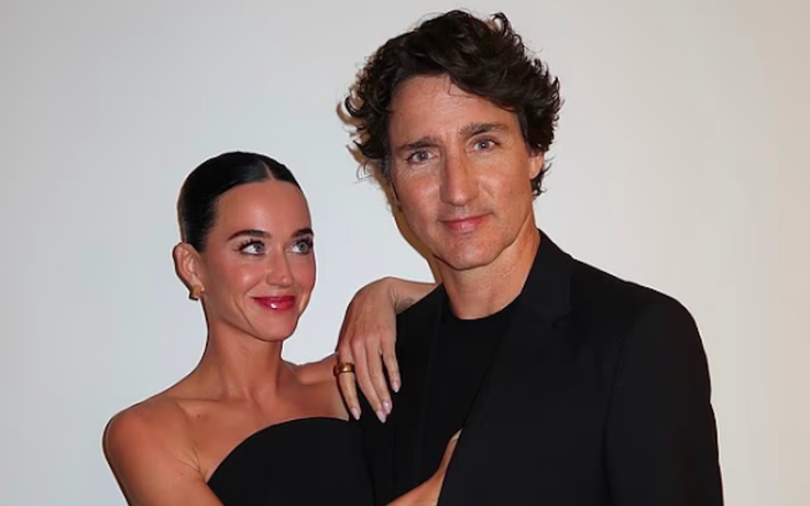Katy Perry mãn nguyện khi ở bên cựu Thủ tướng Canada