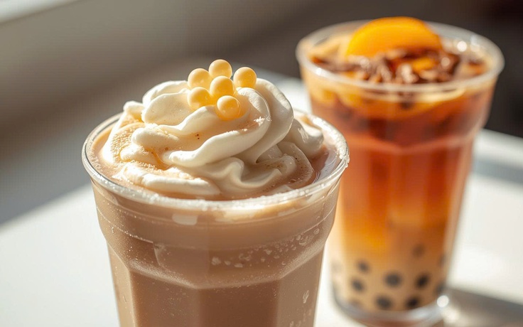 Trà sữa, kem của Việt Nam lần đầu tham dự triển lãm thức uống quốc tế