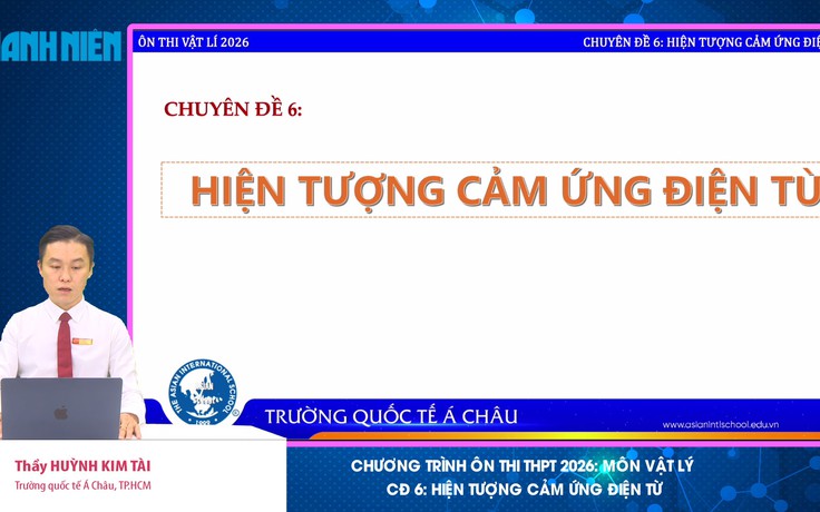 BÍ QUYẾT ÔN THI THPT 2026 | Môn vật lý | Chuyên đề 6 | Hiện tượng cảm ứng điện từ