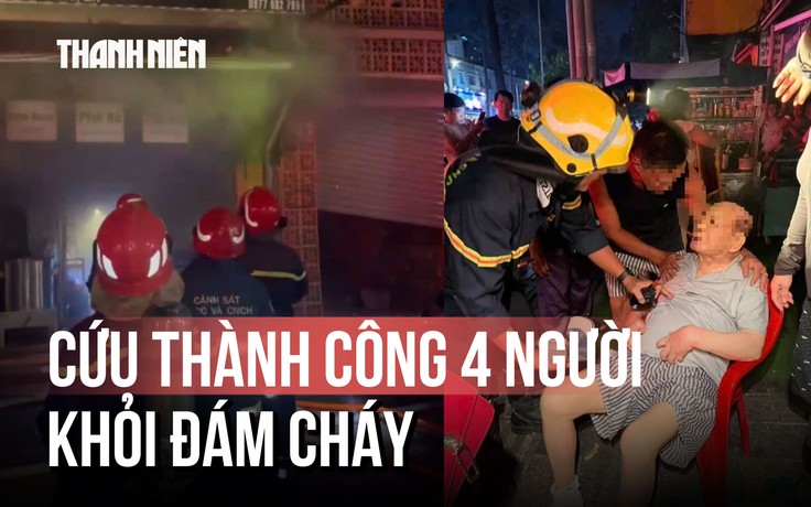 Cận cảnh giải cứu cụ ông 92 tuổi khỏi đám cháy
