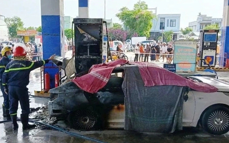 Ô tô bốc cháy khi đổ xăng ở Đà Nẵng: Danh tính 2 người tử vong