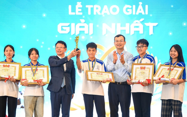 Học sinh giành nhiều giải thưởng tại vòng chung kết quốc gia STEM, AI và Robotics