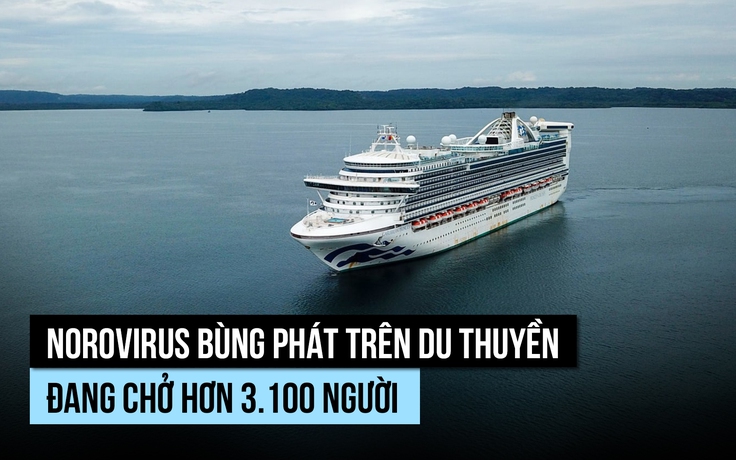 Du thuyền bùng dịch norovirus, hơn 100 người nhiễm