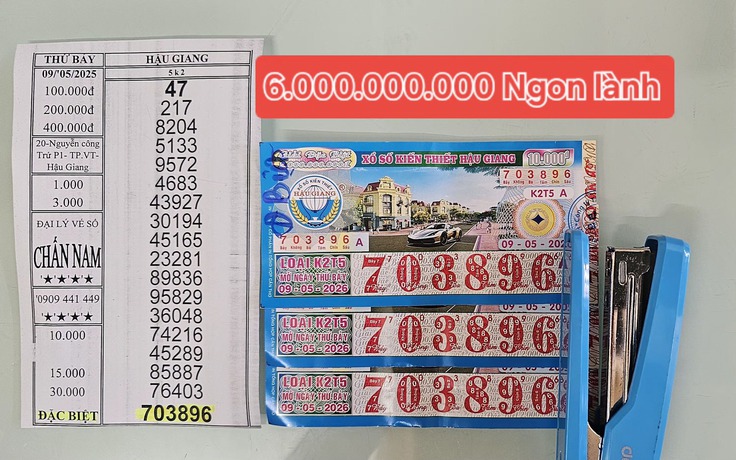 Trúng độc đắc 4 tỉ xổ số miền Nam, chủ quán cà phê cho con 800 triệu