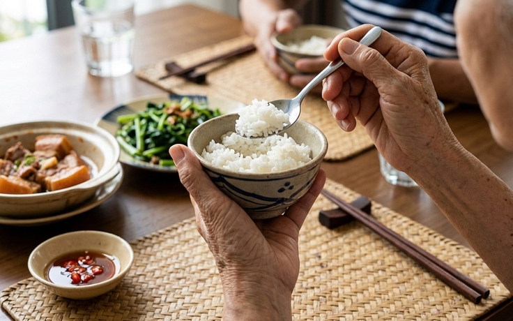 Bớt 2 muỗng cơm mỗi bữa: Huyết áp, mỡ máu, đường huyết, cân nặng đều nhờ