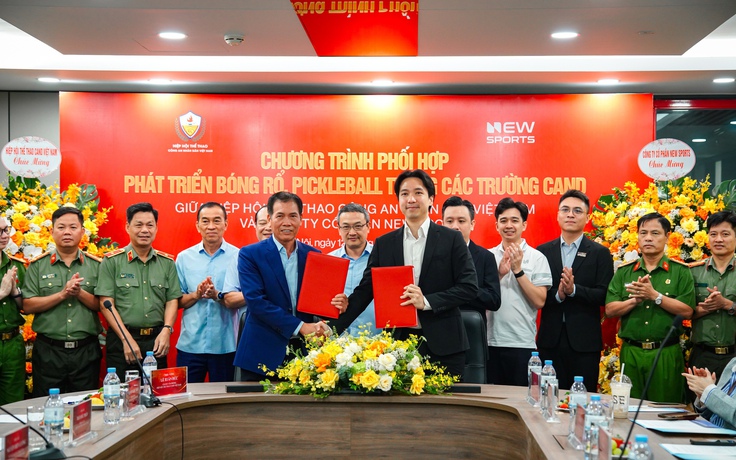 New Sports kết hợp Hiệp hội thể thao CAND đẩy mạnh phát triển bóng rổ và pickleball