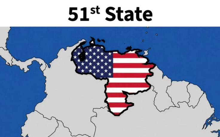 Tổng thống Trump đăng ảnh đồ họa mô phỏng Venezuela là bang thứ 51