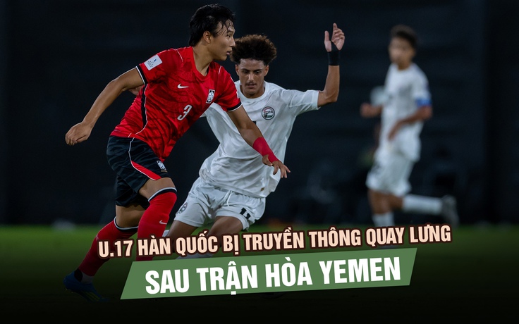 U.17 Hàn Quốc bị truyền thông quay lưng sau trận hòa Yemen: Xếp sau U.17 Việt Nam, rơi vào nhánh tử thần