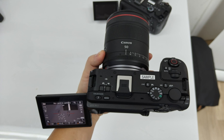 Canon EOS R6 V về Việt Nam, giá 56,9 triệu đồng