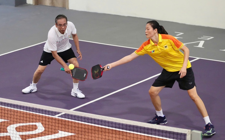 Cựu sao bóng chuyền Ngọc Hoa, Kim Huệ bùng cháy tại giải pickleball Bình Điền Open 2026
