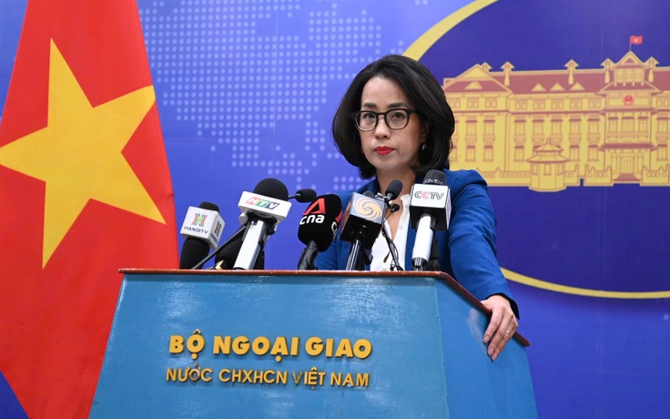 Việt Nam lên tiếng việc Trung Quốc và Philippines có những hoạt động tại đá Hoài Ân