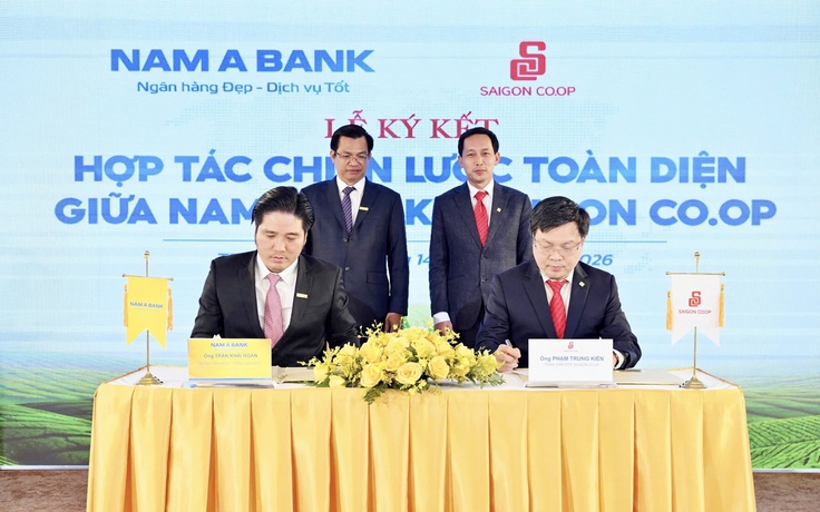 Nam A Bank hợp tác cùng Saigon Co.op phát triển mô hình hệ sinh thái toàn diện 