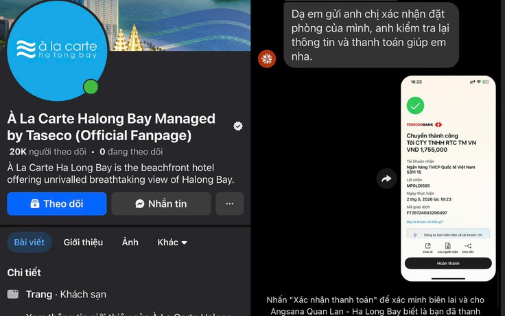 Tiếp tục cảnh báo lừa đảo đặt phòng online cao điểm mùa hè