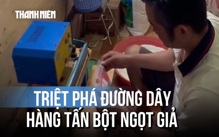 Triệt phá đường dây sản xuất hàng tấn bột ngọt giả Ajinomoto từ nguyên liệu trôi nổi