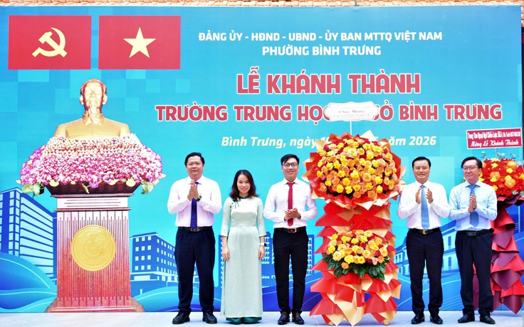 TP.HCM khánh thành trường THCS xây dựng theo mô hình trường tiên tiến, hội nhập quốc tế